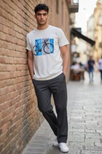 ROPA CASUAL, MODA URBANA, CAMISETAS ESTAMPADFAS CICLISMO , BICICLETAS
