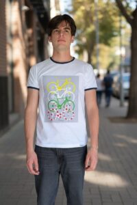 PLAYERAS CAMISETA MODA CASUAL ROPA URBANA CICLISMO BICICLETAS