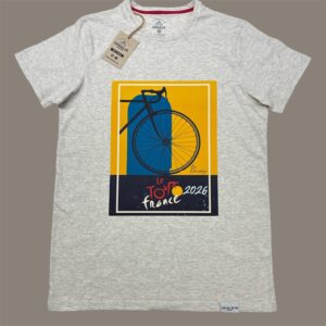 CAMISETA ALGODON PREMIUM ESTAMPADAS, PLAYERAS CASUALES CICLISMO, MODA URBANA CICLISMO TOUR DE FRANCIA