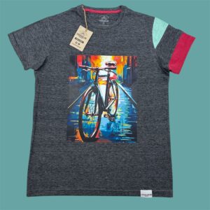 camisetas, playeras, ciclismo, ropa casual , bicicletas, moda deportiva, estampados bicicletas