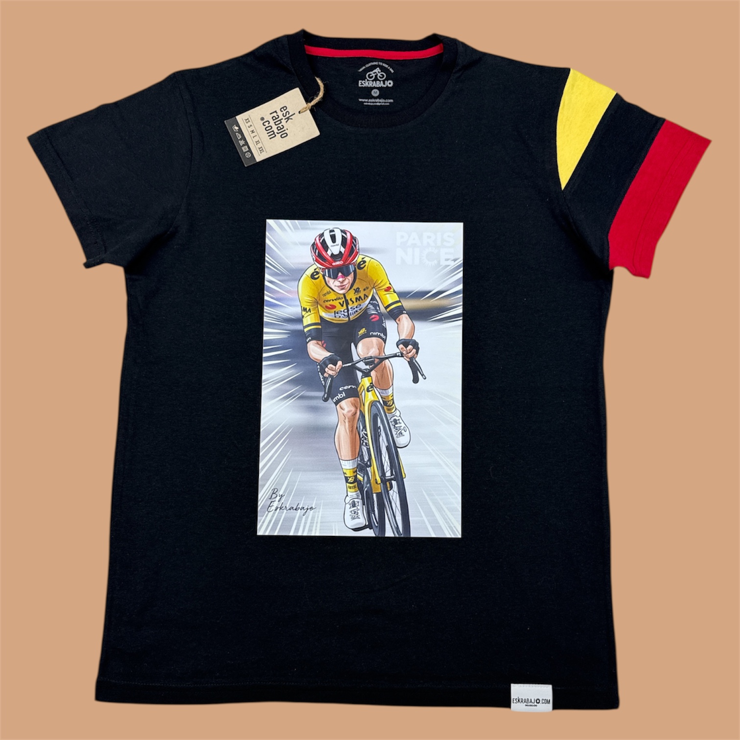 CICLISMO TOUR DE FRANCIA JONSA VINGEGAARD PLAYERAS CAMISETAS SOUVENIR CICLISMO WT