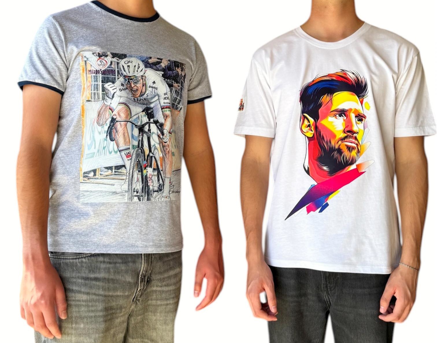 playera, camiseta, ciclismo, futbol , pogacar, messi, eskrabajo
