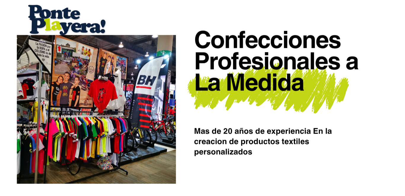 SERVICIOS TEXTILES PROFESIONALES Y DE PERSONALIZACION DE CAMISETAS PLAYERAS Y ROPA CASUAL PARA DEPORTISTAS