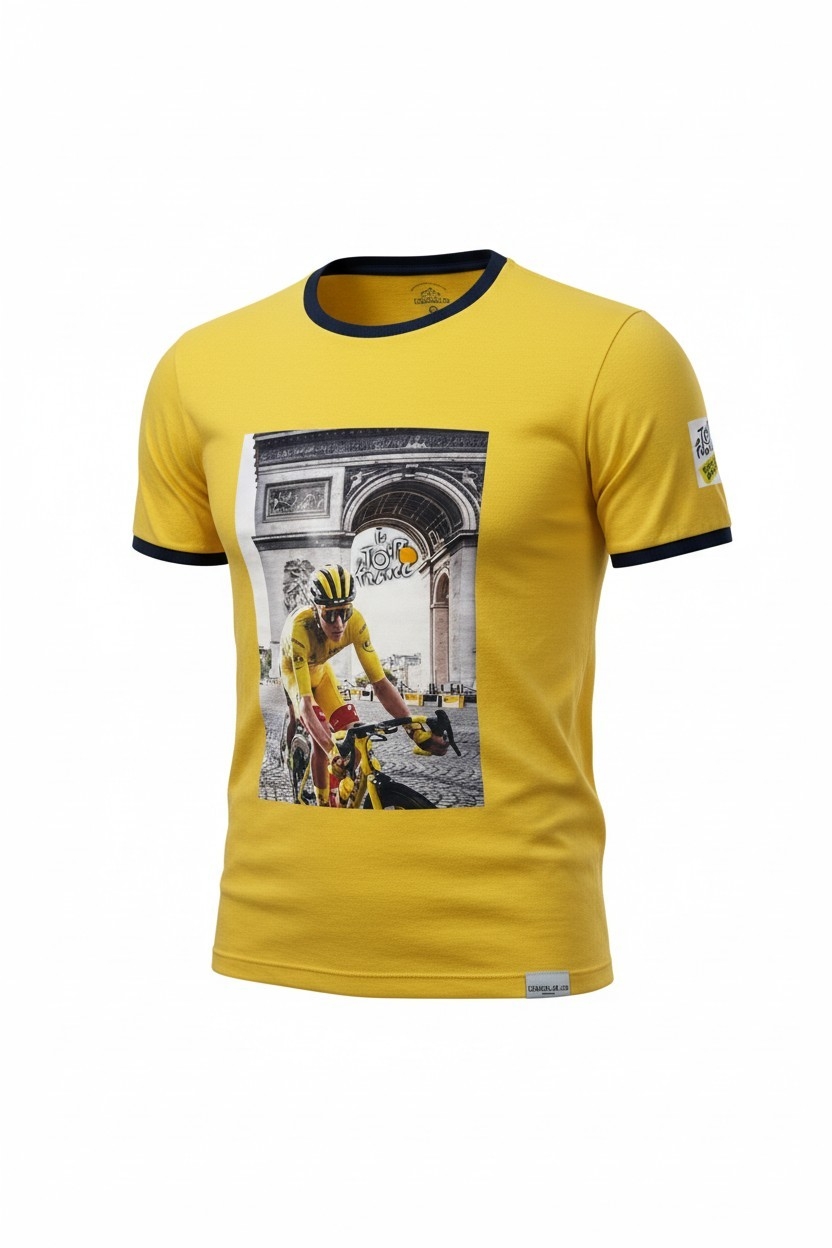 PLAYERAS CASUALES | CAMISETAS ESTAMPADAS CICLISMO | TADEJ POGACAR | TOUR DE FRANCIA | MAILLOT JAUNE | GRAN BOUCLE | LE TORU DE FRANCE