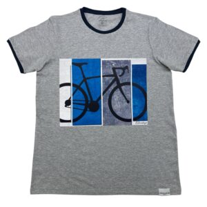 CAMISETA PLAYERA CASUAL ESTAMPADA BICICLETAS DAMA Y CABALLERO MODA URBANA PARA  CICLISTAS
