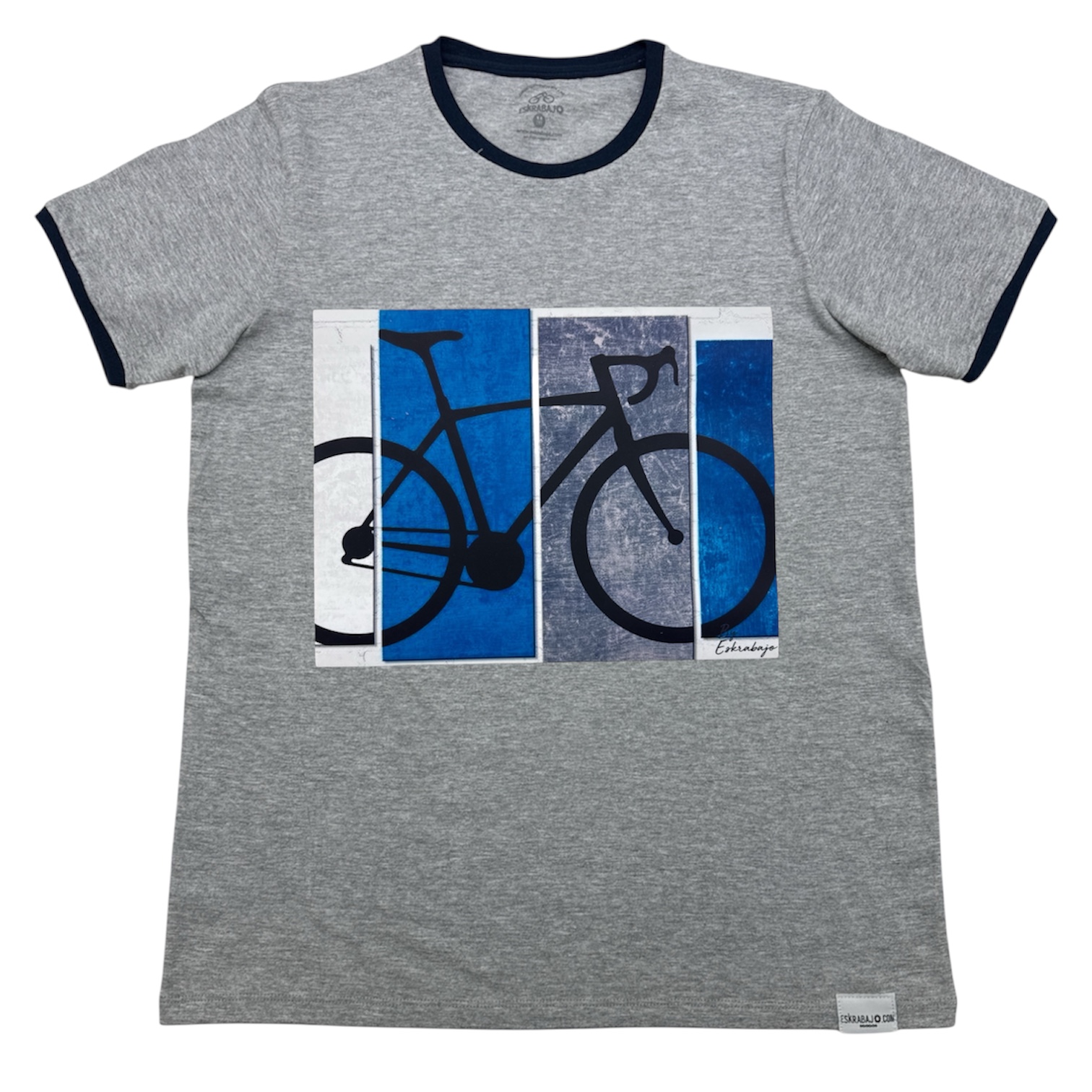 CAMISETA PLAYERA CASUAL ESTAMPADA BICICLETAS DAMA Y CABALLERO MODA URBANA PARA CICLISTAS
