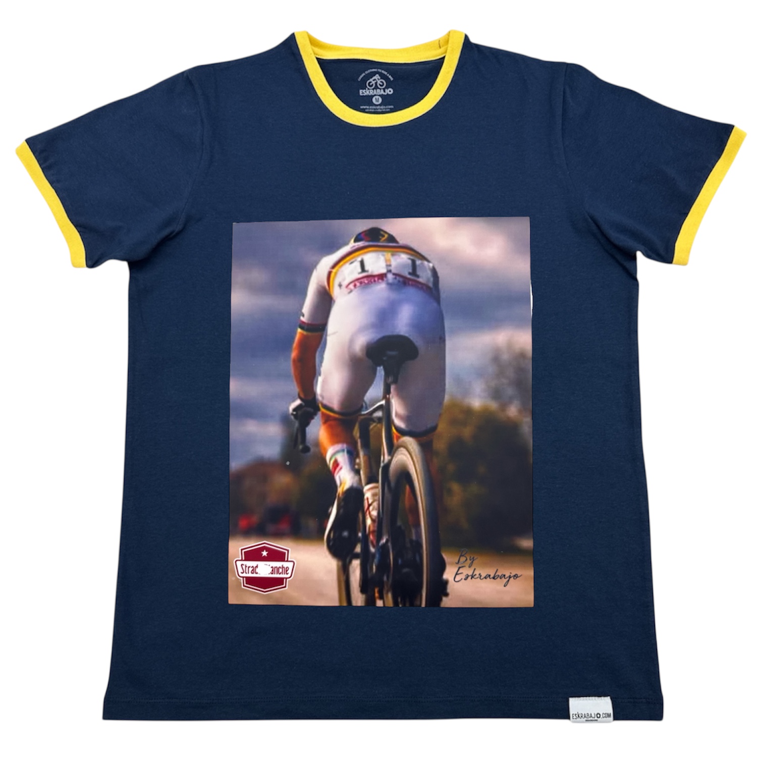 ROPA CASUAL CICLISMO | PLAYERAS ESTAMPADAS CICLISMO | TADEJ POGACAR STRADE BIANCHE CAMPEON 2026