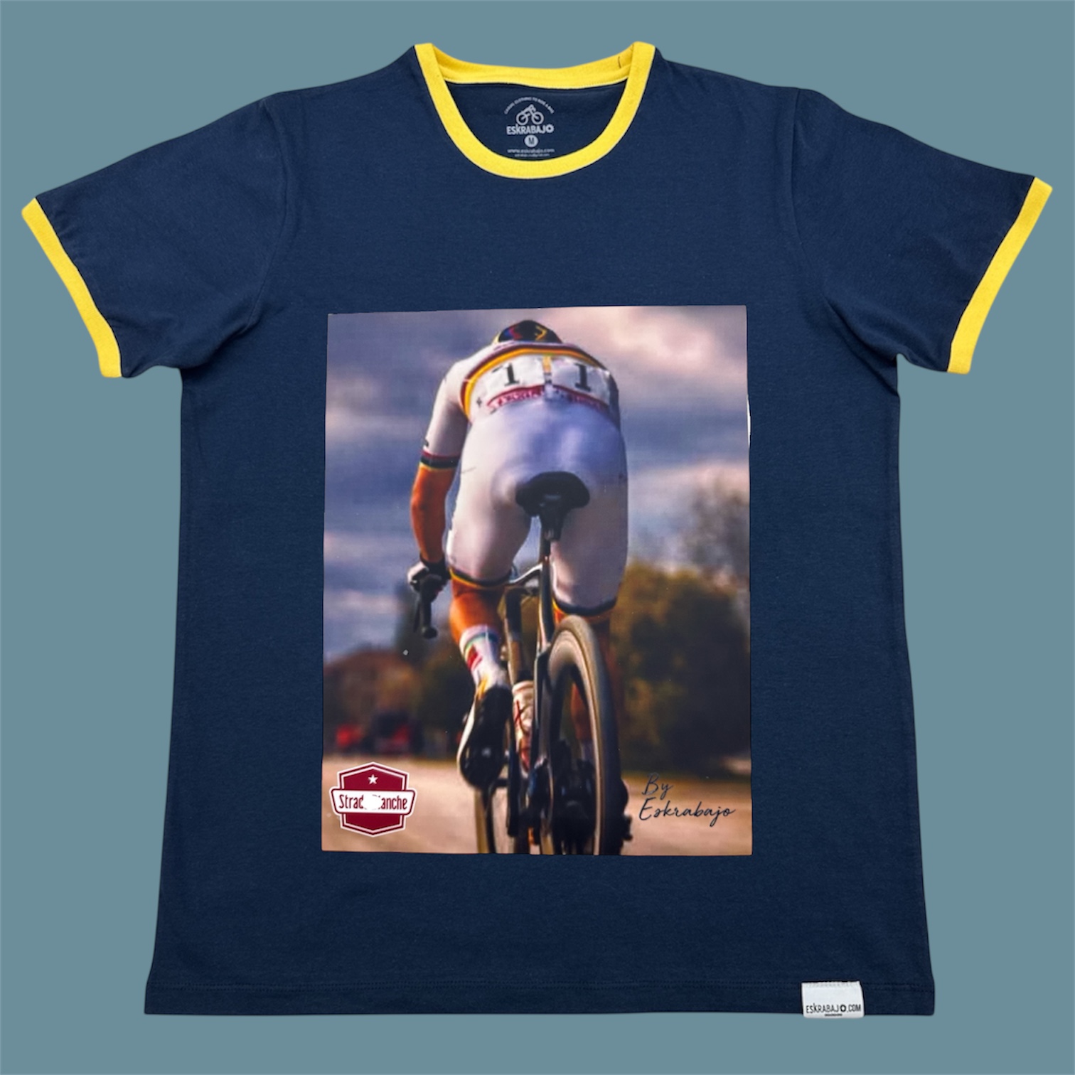 PLAYERAS CASUALES CICLISMO | MODA URBANA CICLISTAS | ROPA PARA CICLISMO | TADEJ POGACAR | STRADE BIANCHE